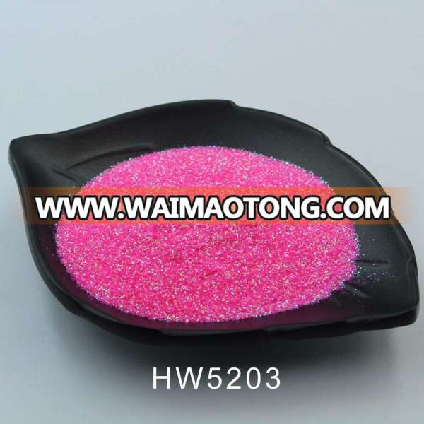 Popular product rainbow glitter powder for box packed glitter